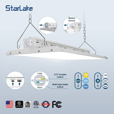 مصباح LED خطي قابل للتعديل 80W 100W 120W مواد الألومنيوم