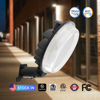 100W 80W 60W أضواء الحظيرة LED الخارجية 12000LM 3000K 4000K 5000K CCT قابل للتعديل