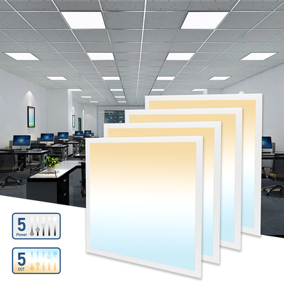 ETL DLC 5.1 ضوء لوحة LED 30W 40W 50W 60W 72W 1x4' 2x2' 2x4' 120° زاوية شعاع 3000K 4000K 5000K