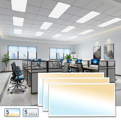 CCT القابلة للاختيار الضوء المضيئ Eco LED Panel Light Super Slim 40W 60W 130lm/W