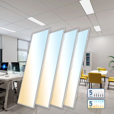 الولايات المتحدة الأمريكية في المخزون LED Flat Panel Light ETL DLC Premium 3Power 3CCT قابل للتبديل 277V 347V 130lm/w