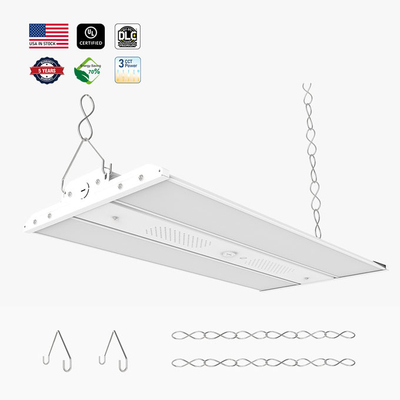 الولايات المتحدة الأمريكية مستودع LED ضوء الممر العالي 200W 300W 3Cct إضاءة صناعية قابلة للتعديل ضوء متجر التجارية