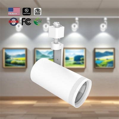 110 Lm/w IP20 LED Track Lamp 10/15/20/25/30W ضوء مسار قابل للتعديل لمعارض الفن