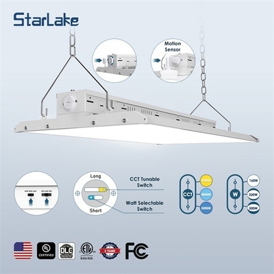 الصلبة 80W 110W 165W 220W 225W 300W LED خطية ضوء الخليج العالي مع التثبيت معلق 13000lm مصباح الألومنيوم